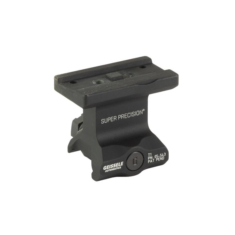 Super Precision, Mount, Fits Aimpoint T1 & T1 Patterned Optics, APT1, 1.93" Height, Black 05-543B