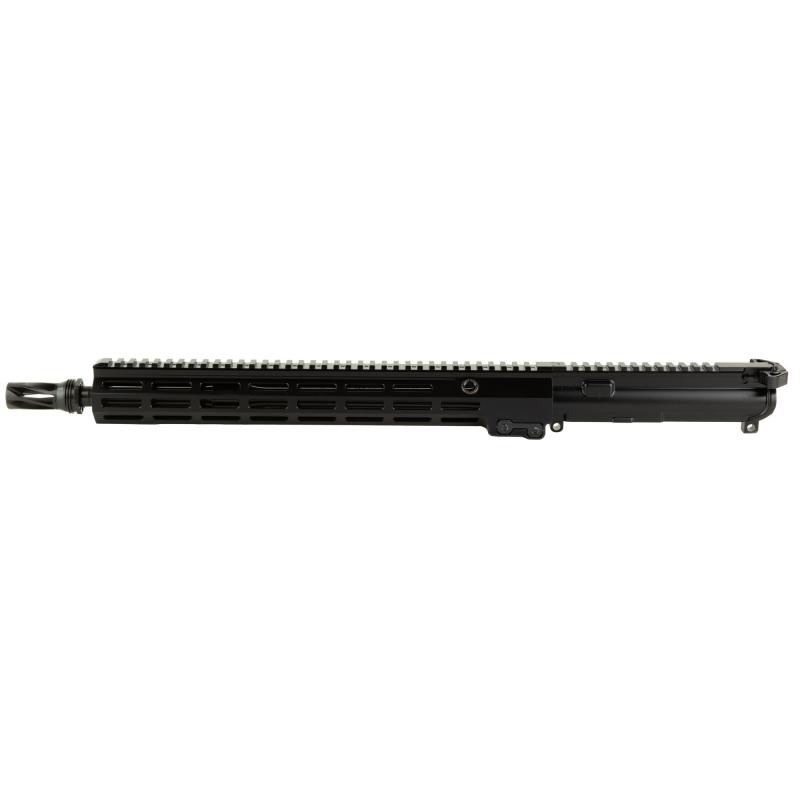 Super Duty MOD1, Complete Upper Receiver, 556NATO, 16" Barrel, 1:7 Twist, HUXWRX Flash Hider-QD 556, 15" SMR MK16 M-LOK Free Float Handguard, Geissele Airborn Charging Handle, Nanoweapon Reliability Enhanced Bolt Carrier Group, Fits AR-15, Anodized Finis