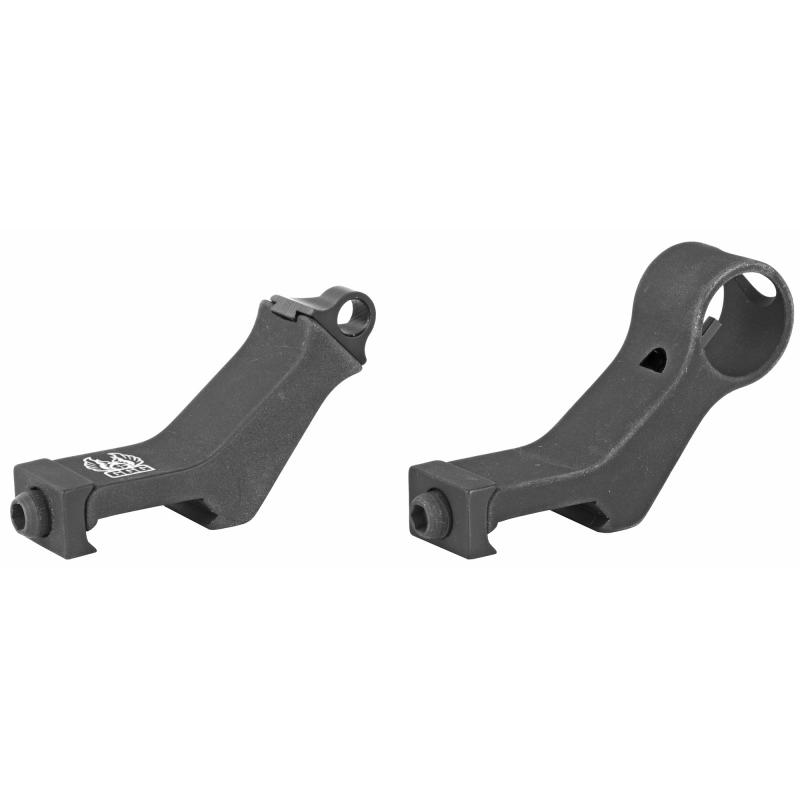 45 Degree Transition Sights, Picatinny, Black Finish, Lightweight, Fixed, Back-up Iron Sights for LE, Military or 3-Gun Competition GGG-1588