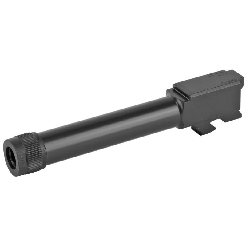 Threaded Barrel, 9MM, Fits Glock 19 Gen 4, Black Finish, 1/2X28 RH Threads, Thread Protector Included 47739