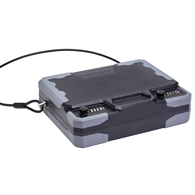 XXL Lock Box, Black and Gray Finish, TSA Combination Lock 95260