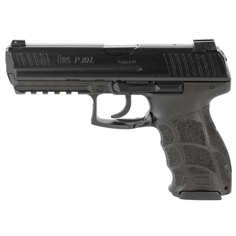 P30L, Semi-automatic, V1 LEM-DAO, Full Size, 9MM, 4.45" Barrel, Matte Finish, Black, Front Night Sight, 2 Magazines, 10 Rounds 81001091