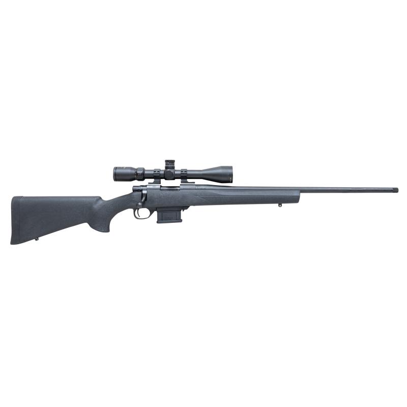 M1500, Bolt Action Rifle, 22 ARC, 22" Threaded Barrel, 1/2x28 Thread Pitch, Synthetic Stock, Matte Finish, Black, 5 Rounds, Includes Gamepro 4-12x40 Scope HMA22ARCBLKGP