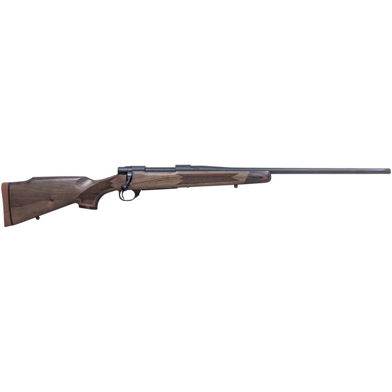 M1500, Bolt Action Rifle, 22 ARC, 22" Threaded Barrel, 1/2x28 Thread Pitch, Super Deluxe Walnut Stock, Matte Finish, Black, 5 Rounds HWH22ARCLUX