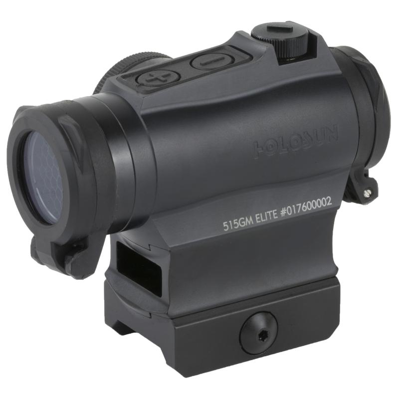 Micro Red Dot, 2MOA Green Dot with 65MOA Circle or 2 MOA Dot, QR Mount  ARD  Flip Caps, Side Battery, Black Finish HE515GM-GR