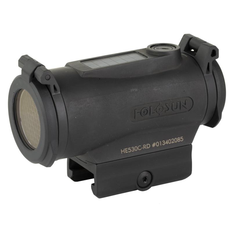 530C, Red Reticle, Black Finish, 2MOA Dot with 65MOA Circle, Quick Disconnect Mount, Fits 1913 Picatinny Rail, Titanium Housing, Three Different Reticles, Solar Failsafe, Shake Awake HE530C-RD