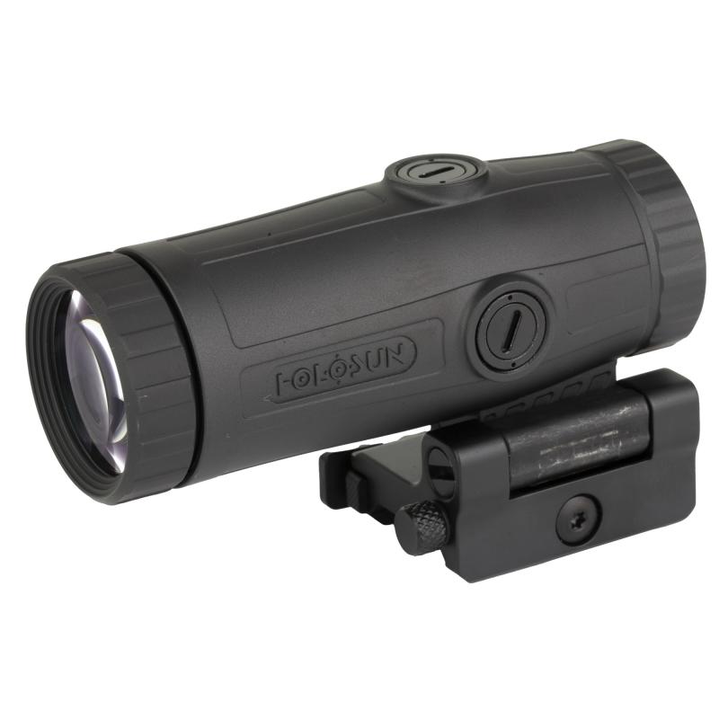 HM3X Magnifer | 3X Power, 28 Objective, QD Mount, 1/3 Riser, Switch To Side, Lens Cloth And Mounting Tool, Black Finish HM3X