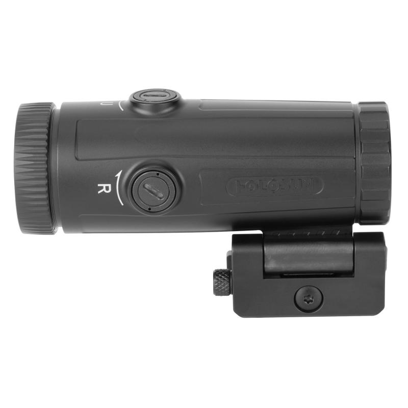 HM6X, Magnifier, 6X Power, 28mm Objective, 1/3 Co-Witness Riser, Quick Detach Picatinny Mount, Switch To Side, Anodized Finish, Black HM6X