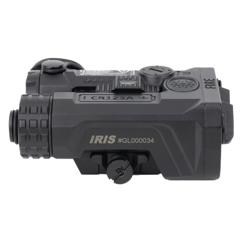 IRIS 3, Triple Function, Rifle Illuminator & Laser/Infrared System, Green/IR Laser, IR Illuminator, Fits Picatinny, Remote Dual Activated Button, Anodized Finish, Black IRIS-GR3