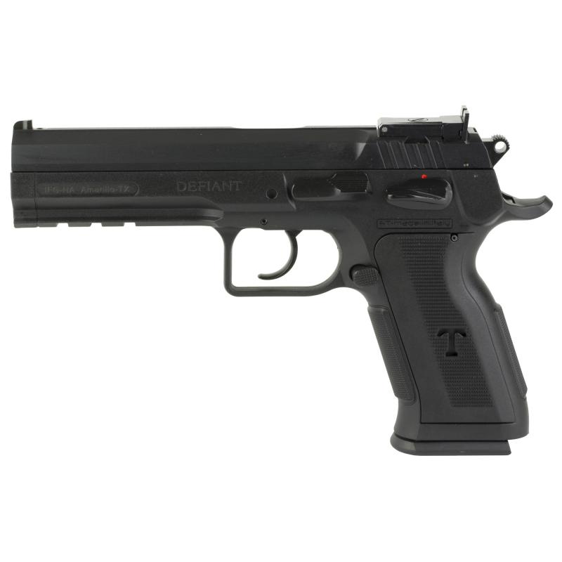 Stock III Polymer, Semi-automatic, Single Action Only, Polymer Frame Pistol, 9MM, 4.75" Barrel, Matte Finish, Black, Thumb Safety, Adjustable Sights, 17 Rounds TF-STOCK3P-9