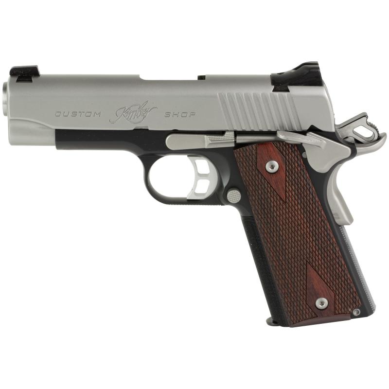 Pro CDP II, Semi-automatic, 1911, Compact, 45 ACP, 4" Barrel, Matte Finish, Black Frame, Silver Slide, Rosewood Grips, Ambidextrous, Manual Safety, Tritium Night Sights, 7 Rounds 3200055CA