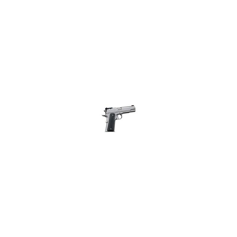 Stainless Target II, Semi-automatic, 1911, Full Size, 10MM, 5" Barrel, Matte Finish, Silver, Laminate Grips, Adjustable Sights, 8 Rounds 3200107CA
