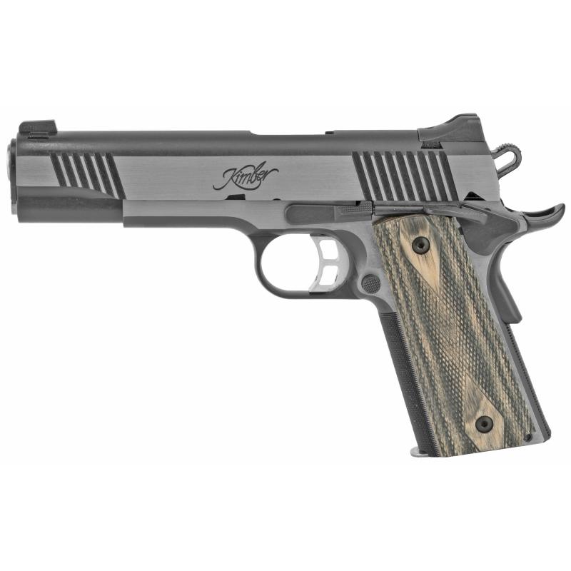 Eclipse Custom II 1911 |10mm 5" Barrel, Two Tone Finish, Front Cocking Serrations, Night Sights, Double Diamond Wood Grips, One 7-Round Magazine