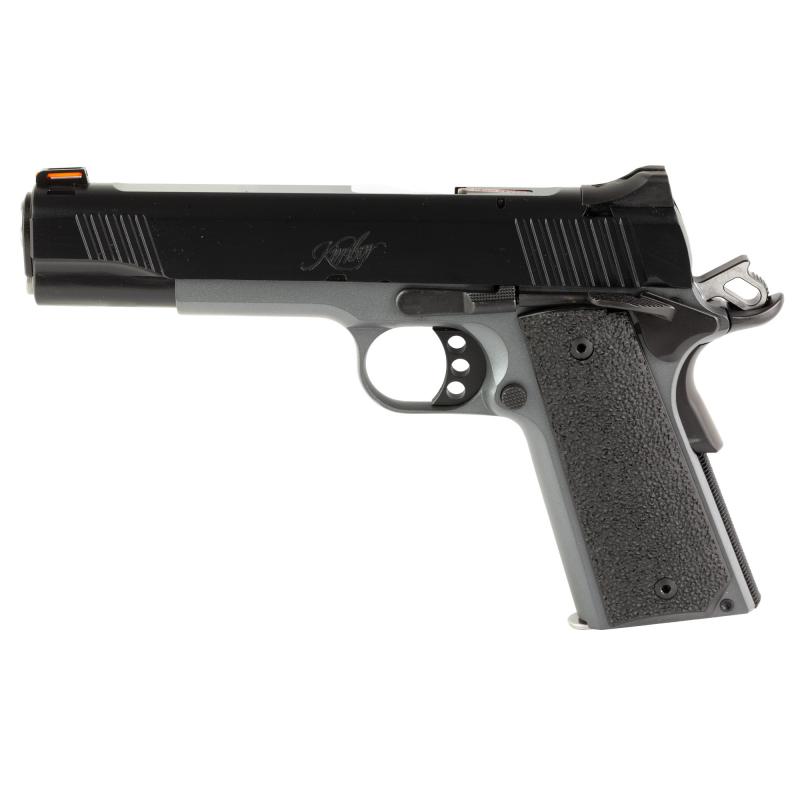 Custom LW Shadow Ghost, Semi-automatic, 1911, Full Size, 9MM, 5" Barrel, Matte Finish, Black Slide with Gray Frame, Rubber Grips, Manual Safety, Fiber Optic Front Sight, 9 Rounds, 1 Magazine, California Compliant 3700786CA