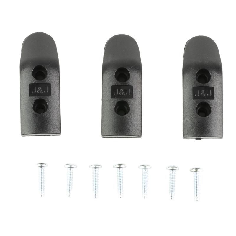 Bumper pads, set of 3, black