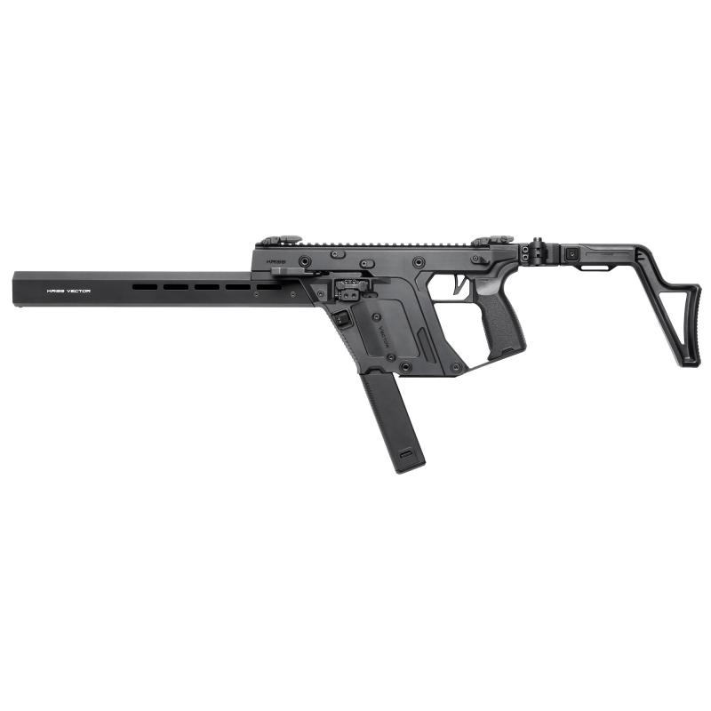 VECTOR CRB, Gen III, Semi-automatic Rifle, 45ACP, 16" Barrel, Matte Finish, Black, 1 Magazine, 30 Rounds KV45-3CBL00