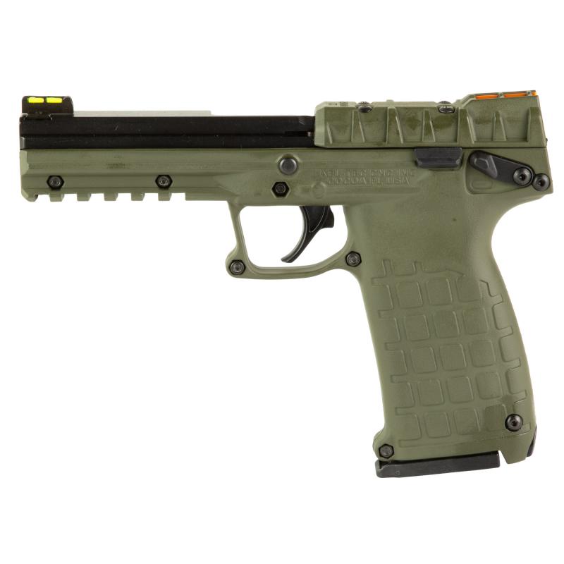 PMR 30, Single Action, Hammer Fired, Semi-automatic, Polymer Frame Pistol, Full Size, .22 WMR, 4.3" Barrel, Matte Finish, Olive Drab Green, Fiber Optic Sights, 10 Rounds, 1 Magazine PMR30GRN10