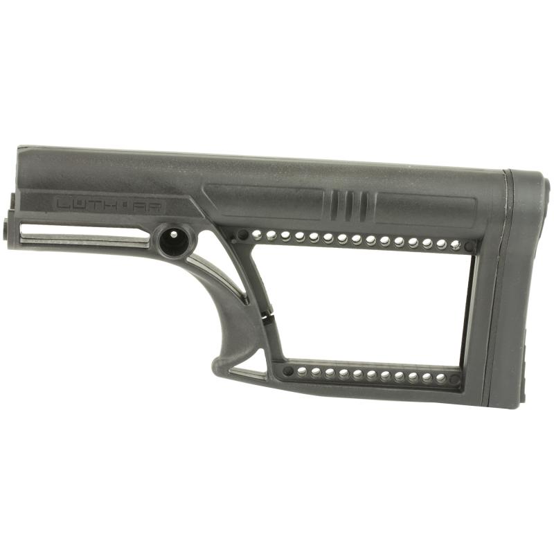 MBA-2 Skullation Fixed Stock, Fits AR-15 & AR-10 Rifle Length A2 Buffer Tube, Black MBA-2