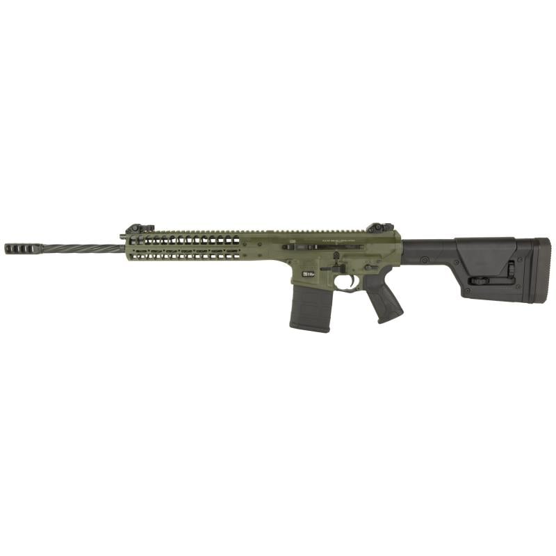 REPR MKII, Semi-automatic Rifle, 308 Winchester/762NATO, 20" Spiral Fluted Barrel, Threaded 5/8x24, LWRC Ultra Muzzle Brake, Olive Drab Green, Magpul PRS Stock, 20 Rounds, 1 Magazine REPRMKIIR7ODGF20SC