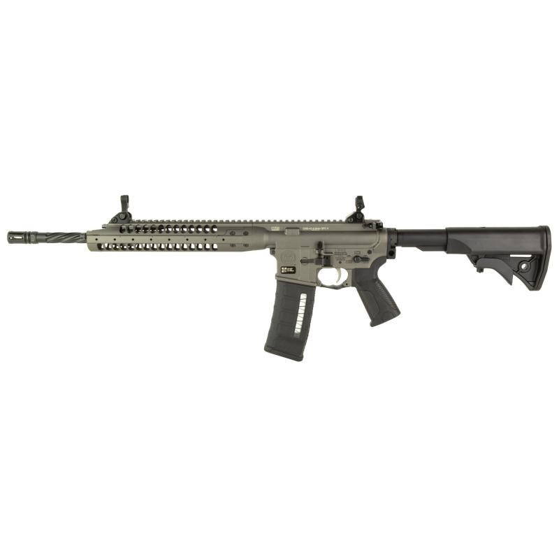 SIX8-A5, Semi-automatic Rifle, AR, 6.8 SPC, 16.1" Cold Hammer Forged Spiral Barrel, Threaded 5/8x24, A2 Birdcage Flash Hider, Tungsten, LWRCI Adjustable Compact Stock, Magpul MOE Plus Grip, LWRCI 12" Rail System, Back Up Iron Sights, 30 Rounds, 1 Magazin