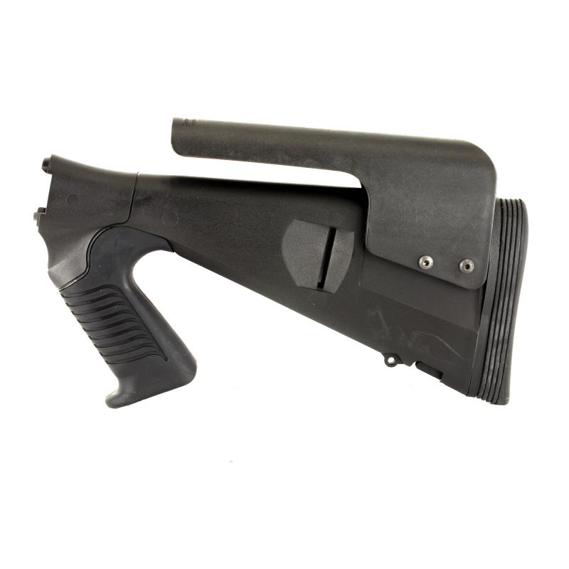 Urbino Tactical Stock, Fits Remington 870 12 Gauge, Fixed Length, Fits with a Tactical Length of Pull, Riser, Limbsaver, Black 91550