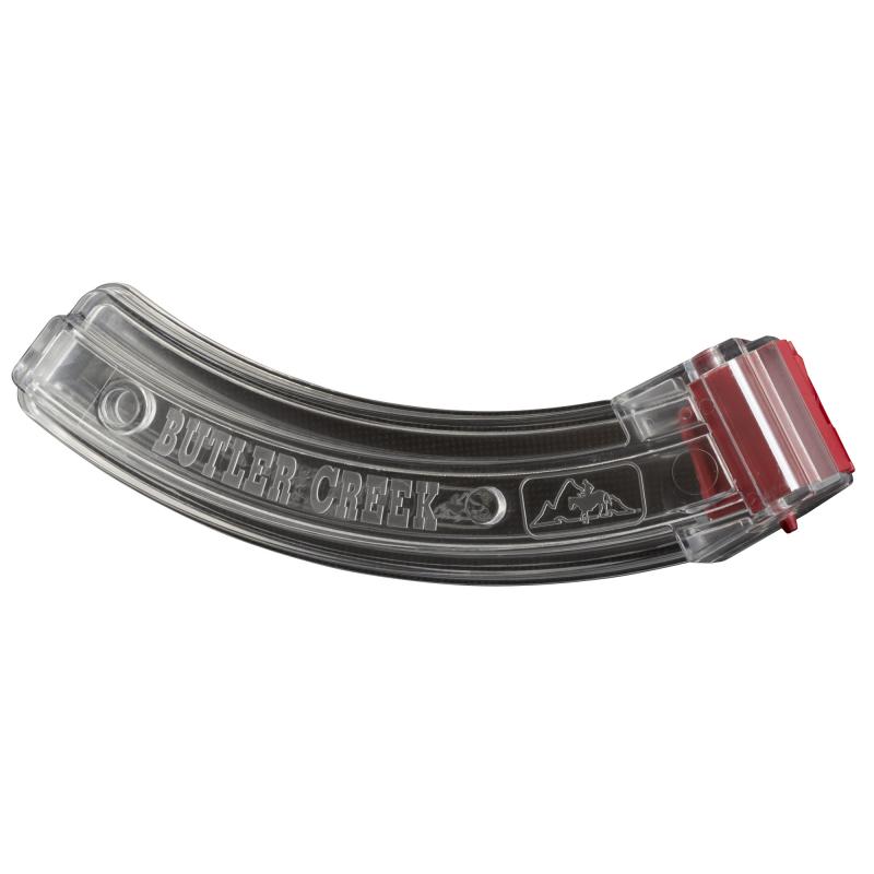 Hot Lips Banana Clips for Ruger 10/22 .22 LR 25 Round Clear