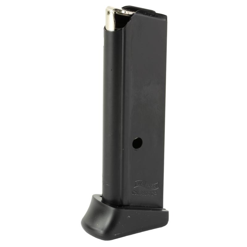 Magazine, 380ACP, 6 Rounds, Fits Walther PPK, with Finger Rest, Anti Friction Coating, Black 2246026