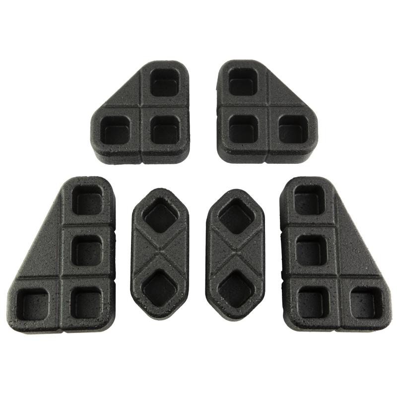 DAKA, Angled Block Kit, Black, Includes (2) 45/90 Angled Blocks, (2) 30/60 Blocks, (1) Right and Left Blocks, (2) 45 Double Blocks MAG1366-BLK