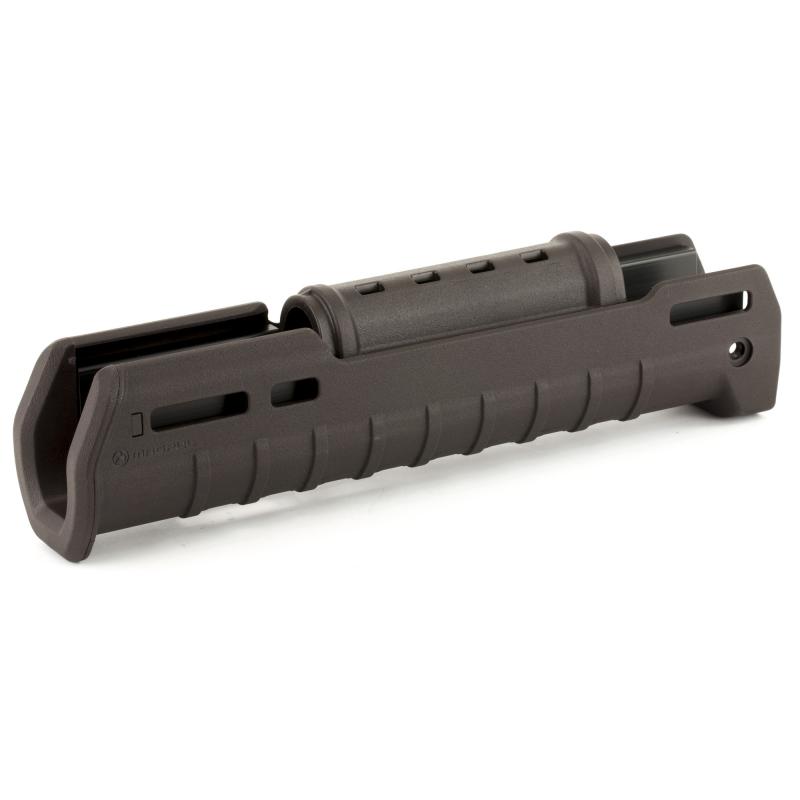 Zhukov-U Handguard, Fits AK varients Except Yugo Pattern Rifles or RPK Style Receivers, Plum Polymer,  1.5" Shorter In Length Than The Standard Zhukov Handguard, Integrated Heat Shield, M-LOK Mounting Capabilities MAG680-PLM