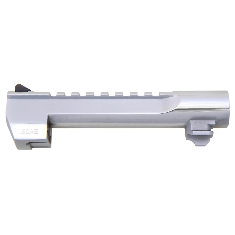 Barrel, .50 Action Express, 6", Picatinny Accessory Rail, Fits Desert Eagle MK XIX 50AE, Polished Chrome Finish, Silver BAR506PC