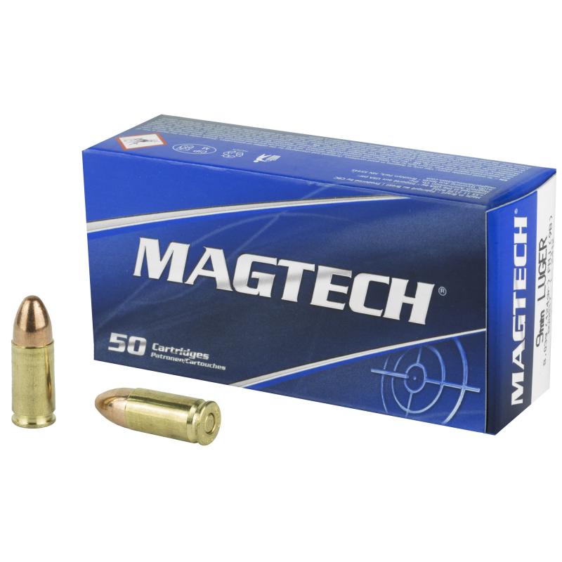 9mm Luger 124 Grain Full Metal Case 50 Per Box