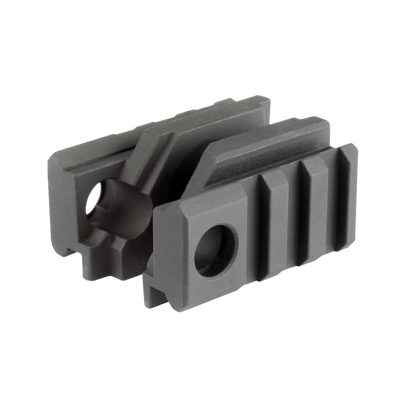 Tactical Light Mounts with Two Mil-Spec Picatinny Rails with Two Anti-Rotation Sling Swivel Sockets Black