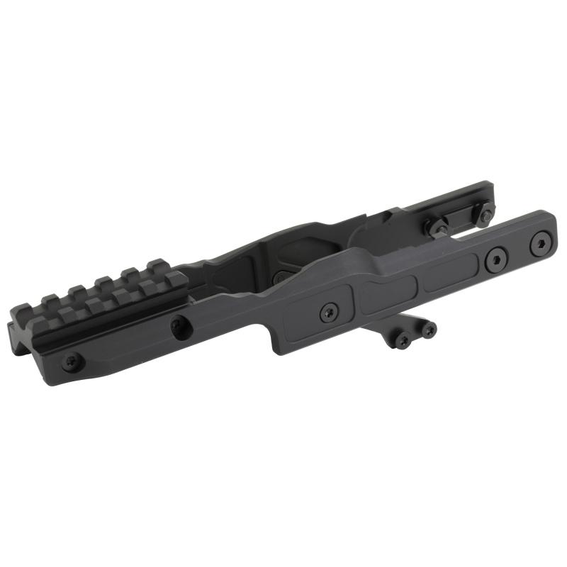 Alpha Series Railed Dot Mount, Fits Most AKM Pattern Rifles, Only Compatible with Midwest Alpha Series Handguard, Black MI-AK-ALPHA-RDM
