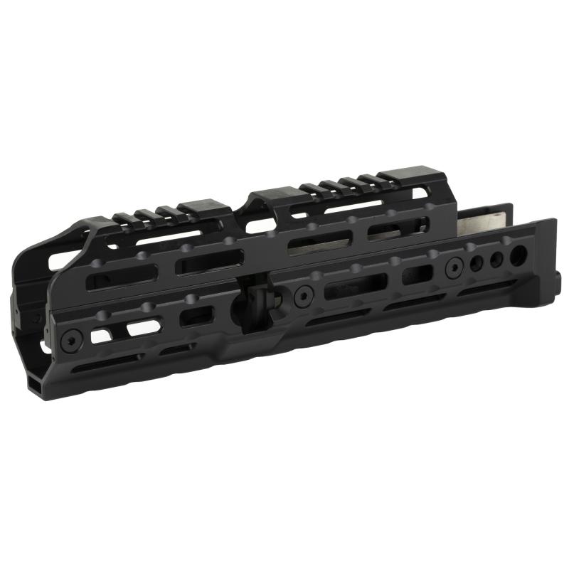 Alpha AK47 Handguard, Fits Most Standard AKM Pattern AK47/74 with Stamped Recievers, MLOK Compatible, 10" Variant, Black MI-AK-ALPHA10.0