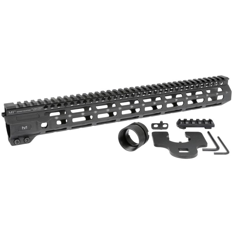 Combat Rail M-Lok Handguard, Fits AR Rifles, 15", Wrench Included, Black Finish MI-CRM15