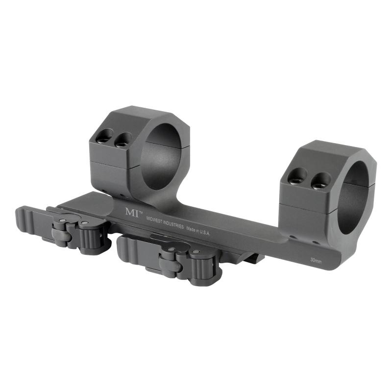 QD Scope Mount, 30mm, with 1.5" Offset, Black Finish MI-QD30SM