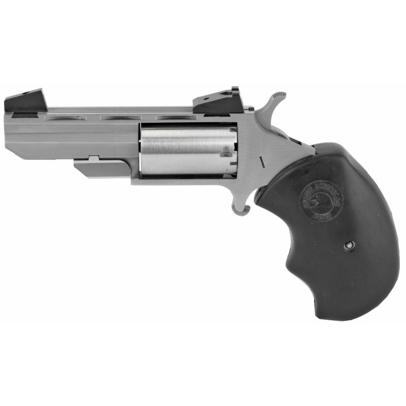 NAA Black Widow | 22 Mag/LR, 2" Barrel, 5 Shot Cylinder, Adjustable Sight, 22 Mag & 22LR Cylinders