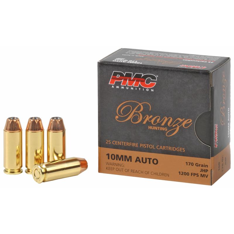 Bronze Line 10mm Auto 170 Grain Jacketed Hollow Point