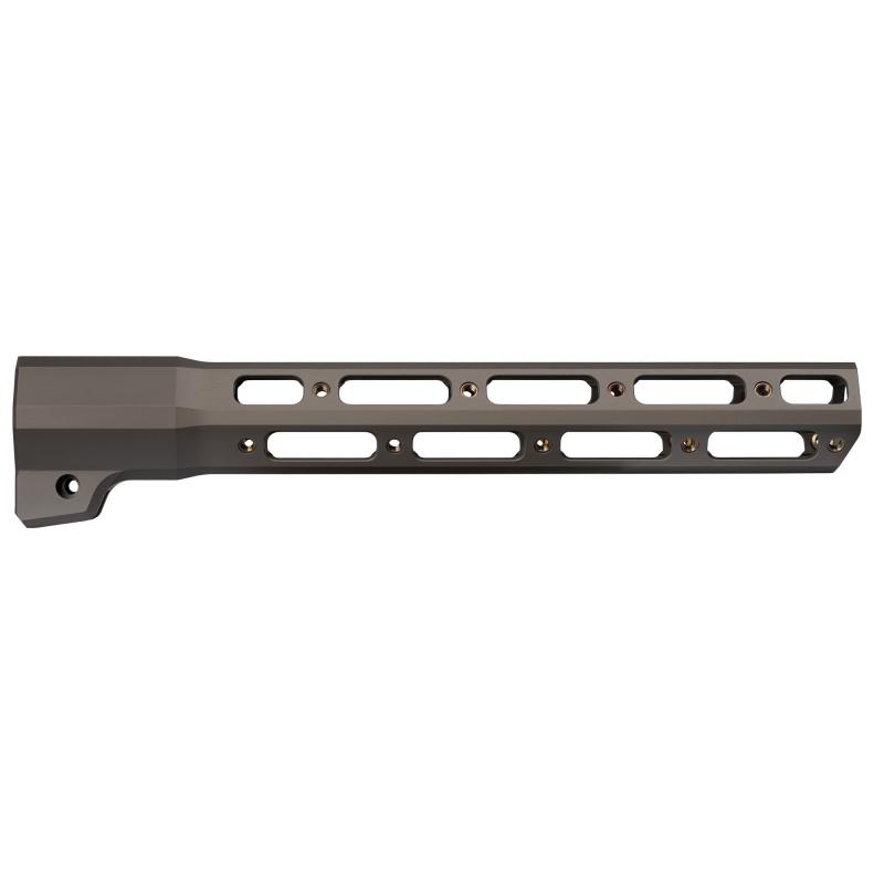 Fix Handguard, Q SERT, 11", Fits Q Fix, Clear Anodized Finish, Gray ACC-FIX-HG-QSERT-11IN