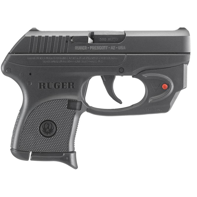LCP .380 ACP 2.75 Inch Barrel Blue Finish With Viridian E-Series Red Laser 6 Round