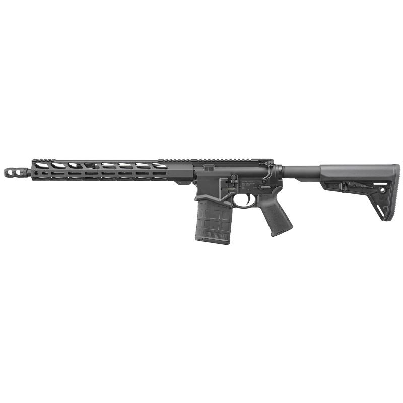 SFAR |762NATO/308 Winchester, 16.1" Threaded Barrel, 1:10" RH Twist, 5/8"-24 Thread Pattern, Type II Hard-Coat Anodized Black Finish, Magpul MOE SL Stock, Magpul MOE Grip, 15" Lite Aluminum Handguard