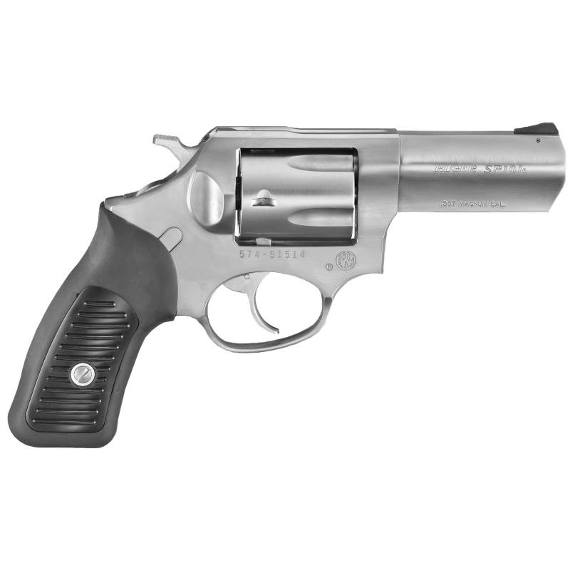 SP101 |.357 Magnum 3.06 Inch Barrel Satin Stainless Finish Fixed Sights 5 Round Model KSP331X