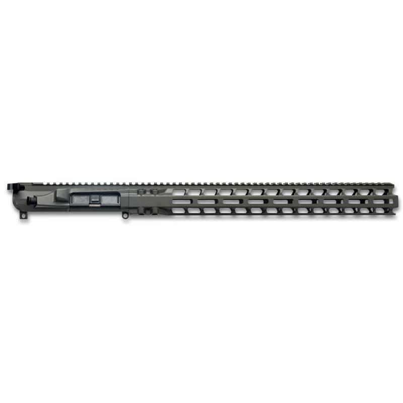 Upper/Handguard Set, Cerakote Finish, Gray, Fits AR-15, Includes 17" MLOK Handguard, Radian Raptor-SD Charging Handle R0611