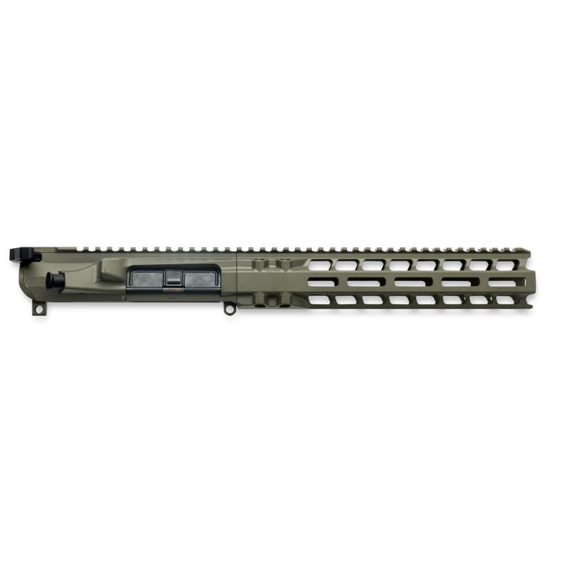 Upper/Handguard Set, Cerakote Finish, Olive Drab Green, Fits AR-15, Includes 10" MLOK Handguard, Radian Raptor-SD Charging Handle R0642