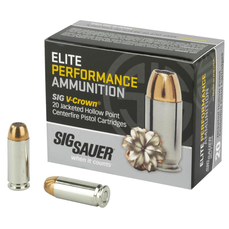 Elite Performance V-Crown |10mm 180 Grain Jacketed Hollow Point