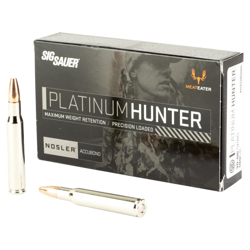 Platinum Hunter, 30-06 Springfield, 180Gr, Accubonded Ballistic Tip, 20 Round Box E3006PH180-20