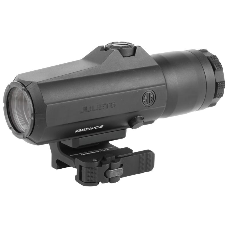 Juliet6 Magnifier, 6X24mm, Powercam QR Mount With Spacers, Black Finish SOJ61001