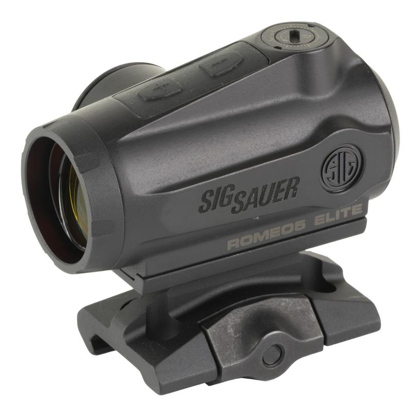 ROMEO5 GEN II Elite, Red Dot, 1X20mm, Quad Ballistic Circle Dot 2.0 Reticle, 2 MOA Dot with 65 MOA Circle and Ballistic Holdover Points, Includes 1.41" Absolute Co-Witness Mount, Fits Picatinny, Matte Finish, Black SOR5105