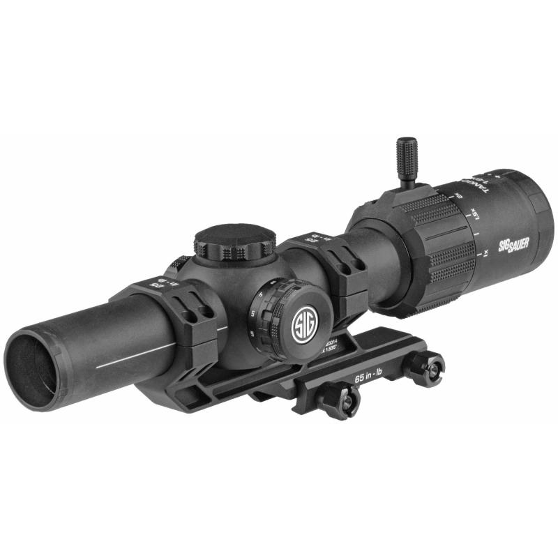 Tango MSR, Rifle Scope, 1-6X24mm, 30mm Maintube, MSR-BDC6 Illuminated Reticle, Black, ALPHA-MSR Cantilvered Mount SOT61000