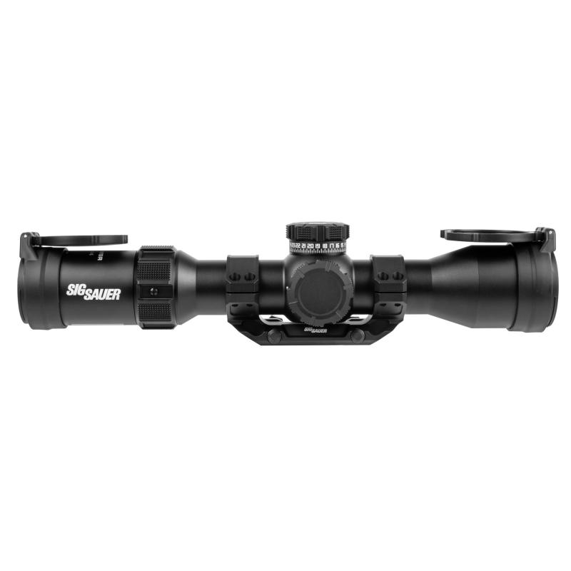 Tango MSR, Rifle Scope, 5-30X56mm, First Focal Plane, MOA Illuminated Milling 2.0 Reticle, 56mm Objective, 34mm Main Tube, Matte Finish, Black, 0.25 MOA Adjustment, Included Mount and Flip Lens Covers SOTM65000